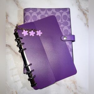 COACH Notebook A6 Binder Adapter Insert & Pockets ONLY I NOTEBOOK* Not Included